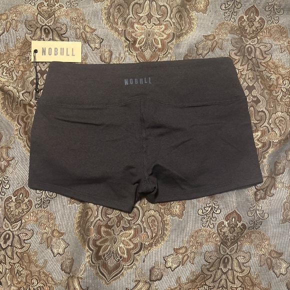 NoBull Just The Horns Small Grey Charcoal Shorts - Picture 2 of 2